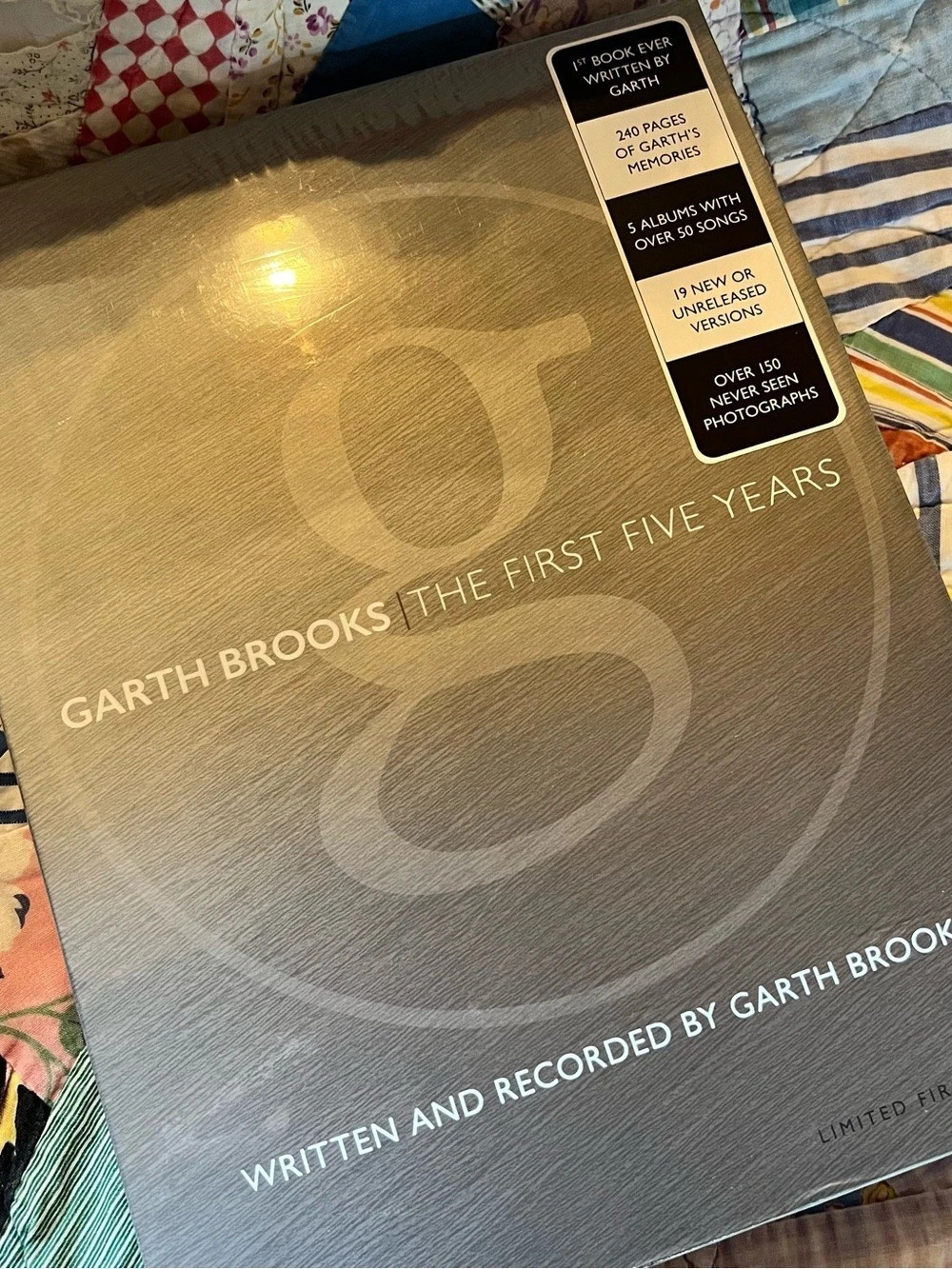 NEW Garth Brooks The Anthology Part I: The First Five Years Book & CD Gift Set